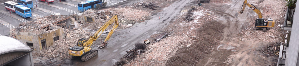 Demolizione ex Mercato ortofrutticolo